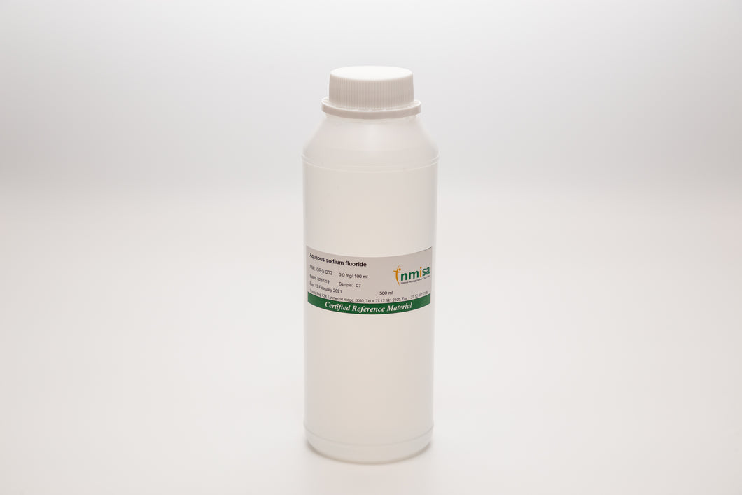 Aqueous Sodium Fluoride- Concentration: 1 g / 100 ml - CRM