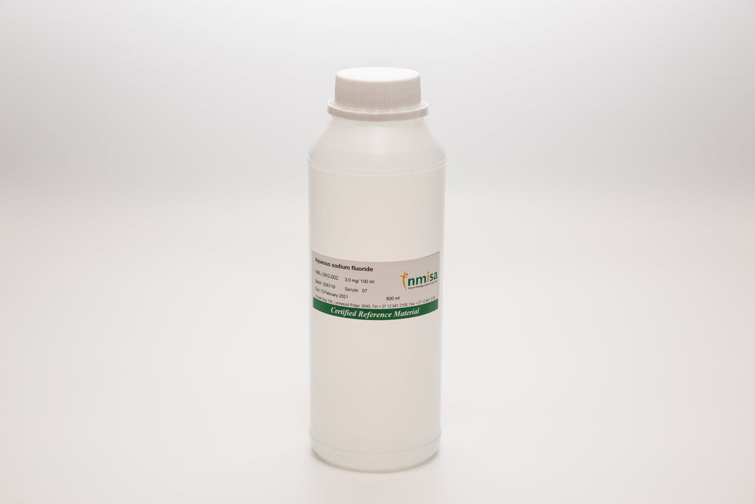 Aqueous Sodium Fluoride- Concentration: 1.5 g / 100 ml - CRM